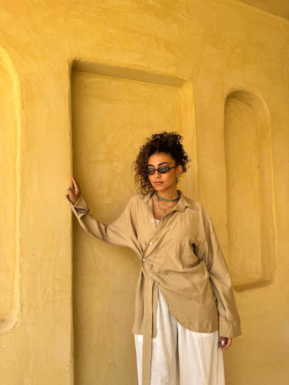 AISHA SHIRT Beige