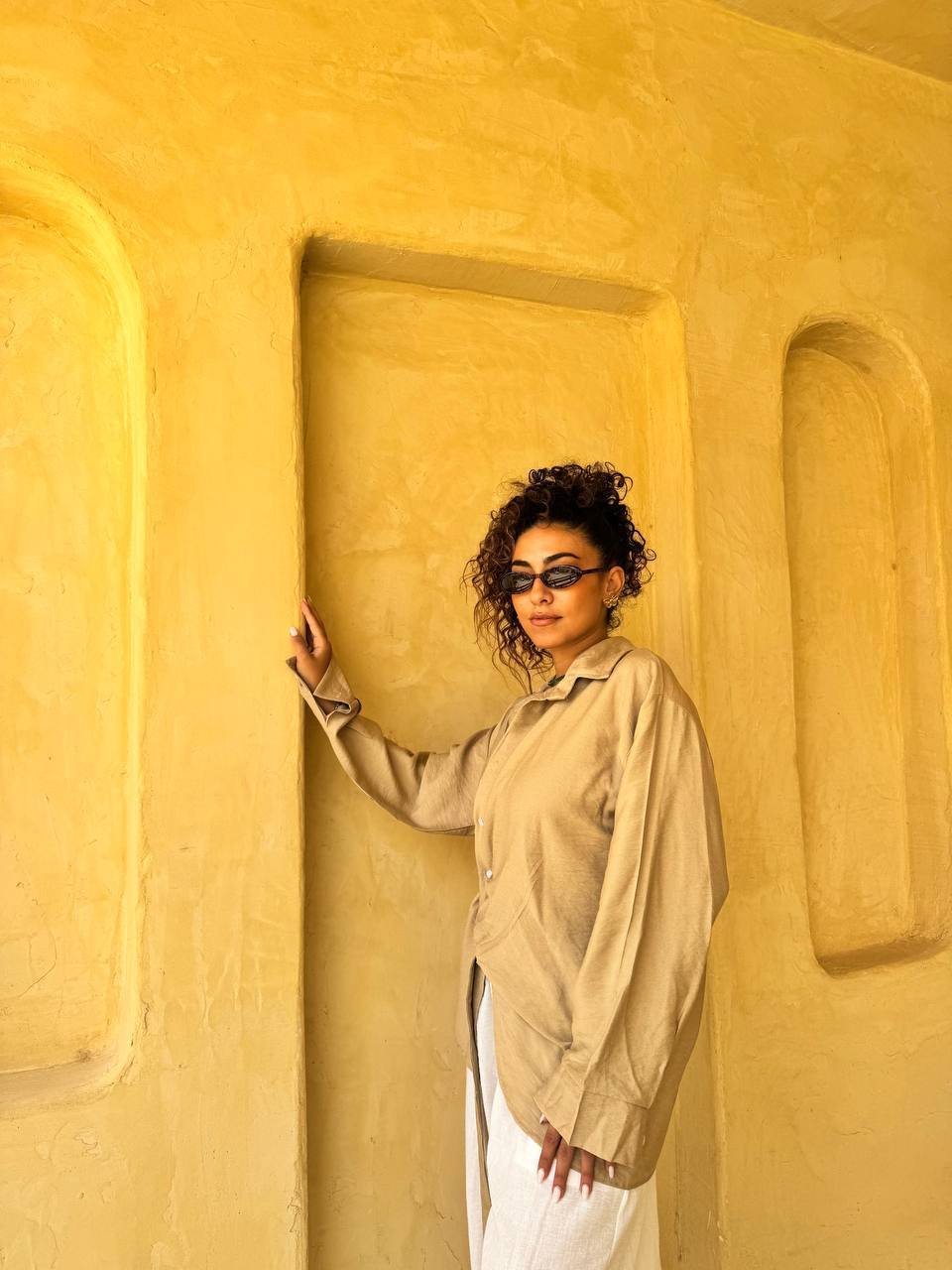 AISHA SHIRT Beige