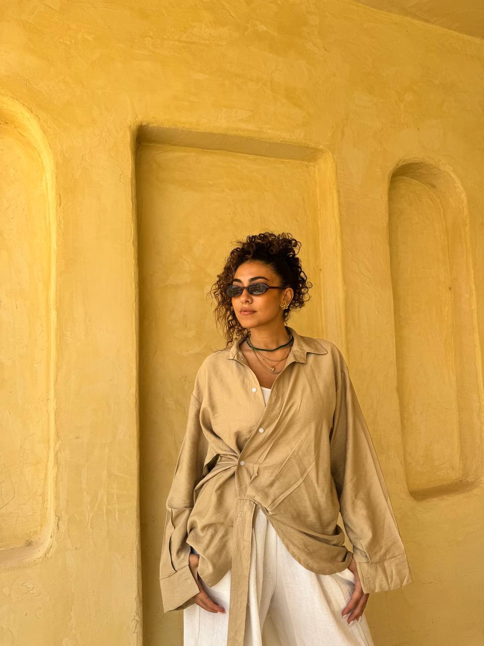 AISHA SHIRT Beige