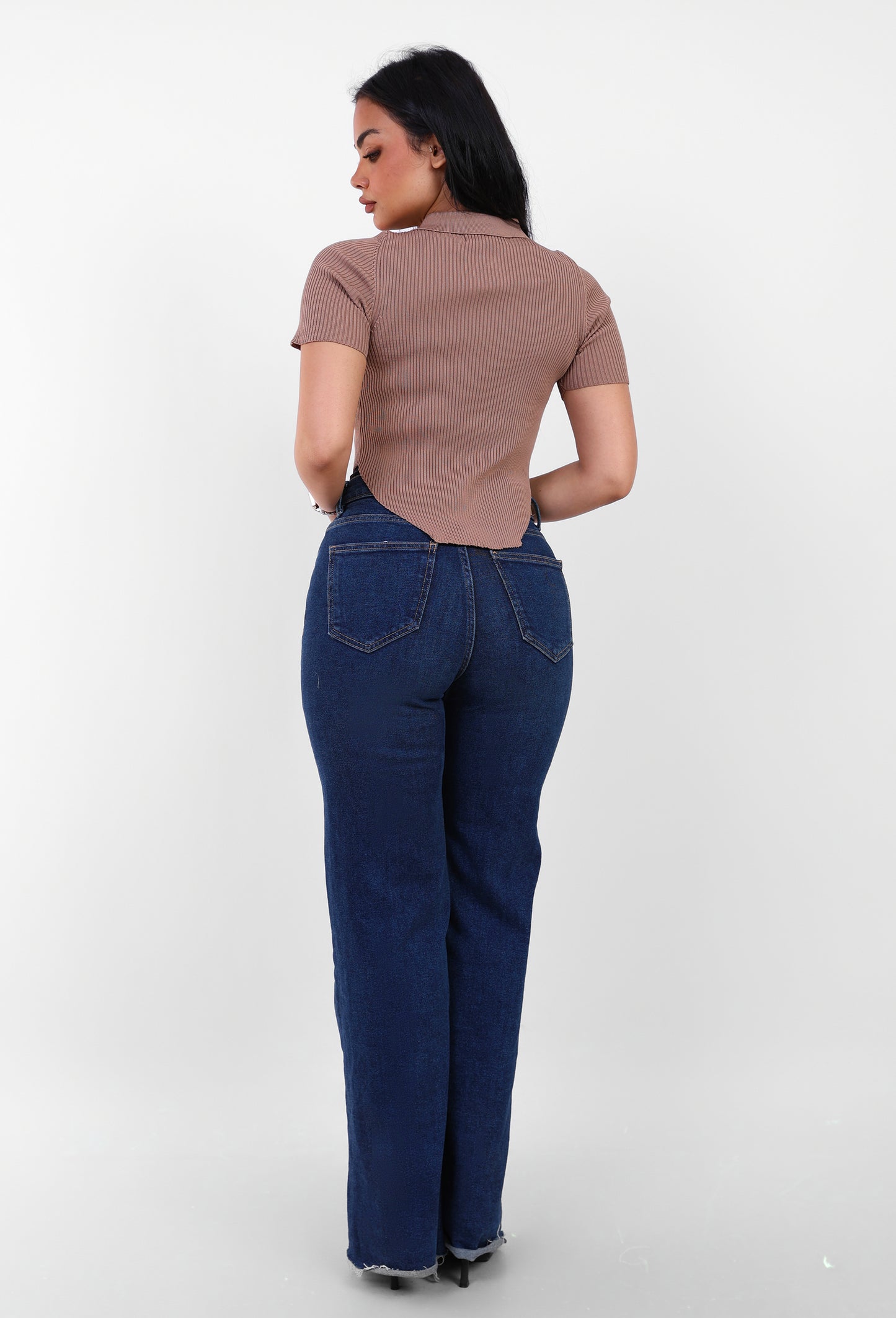 Knit Fitted Top Coffee