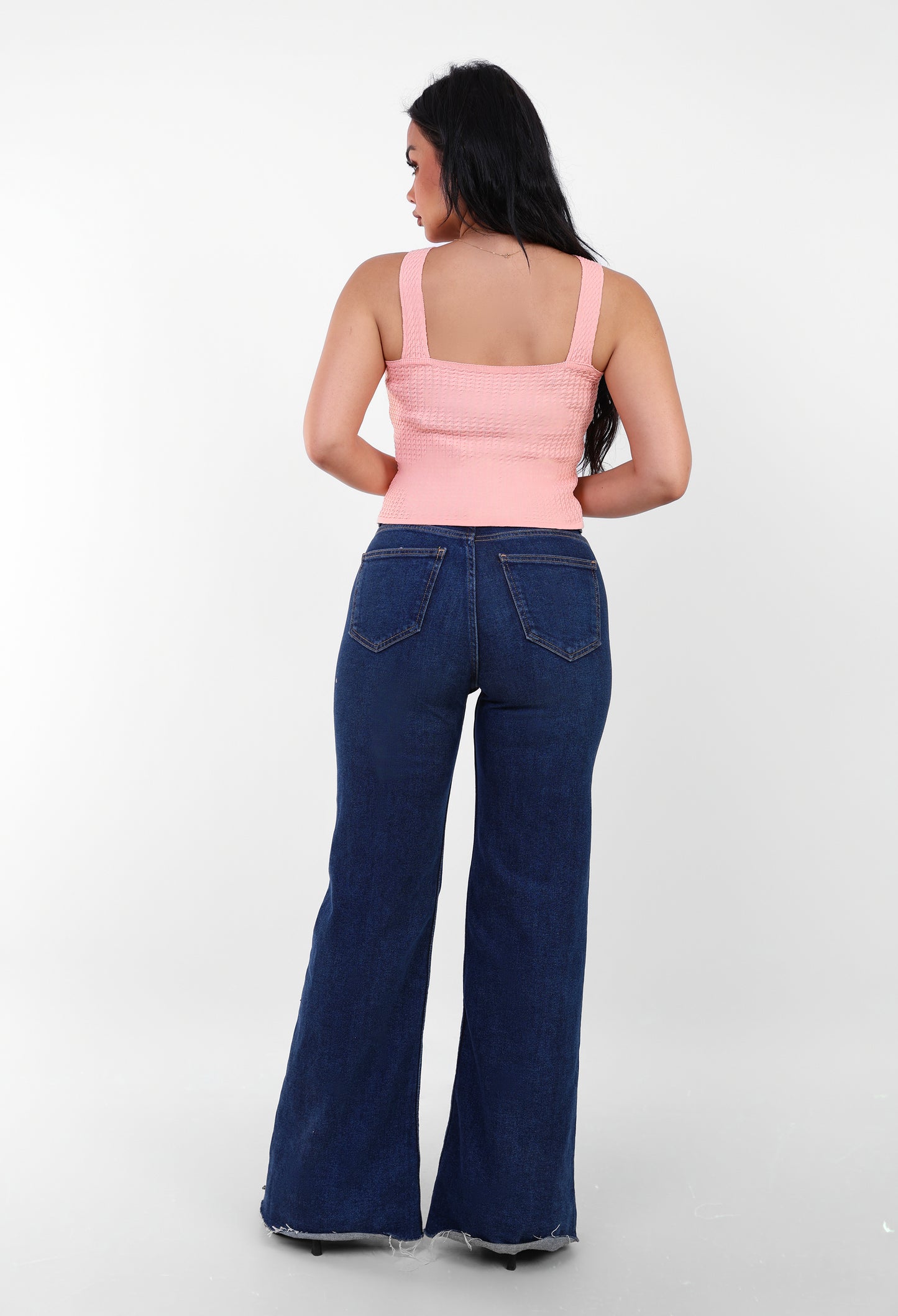 Knit Halter Top Pink