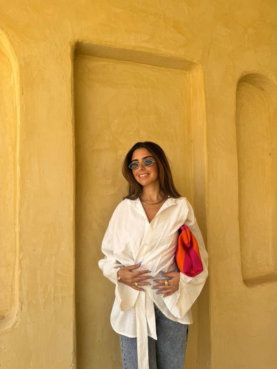 AISHA SHIRT White