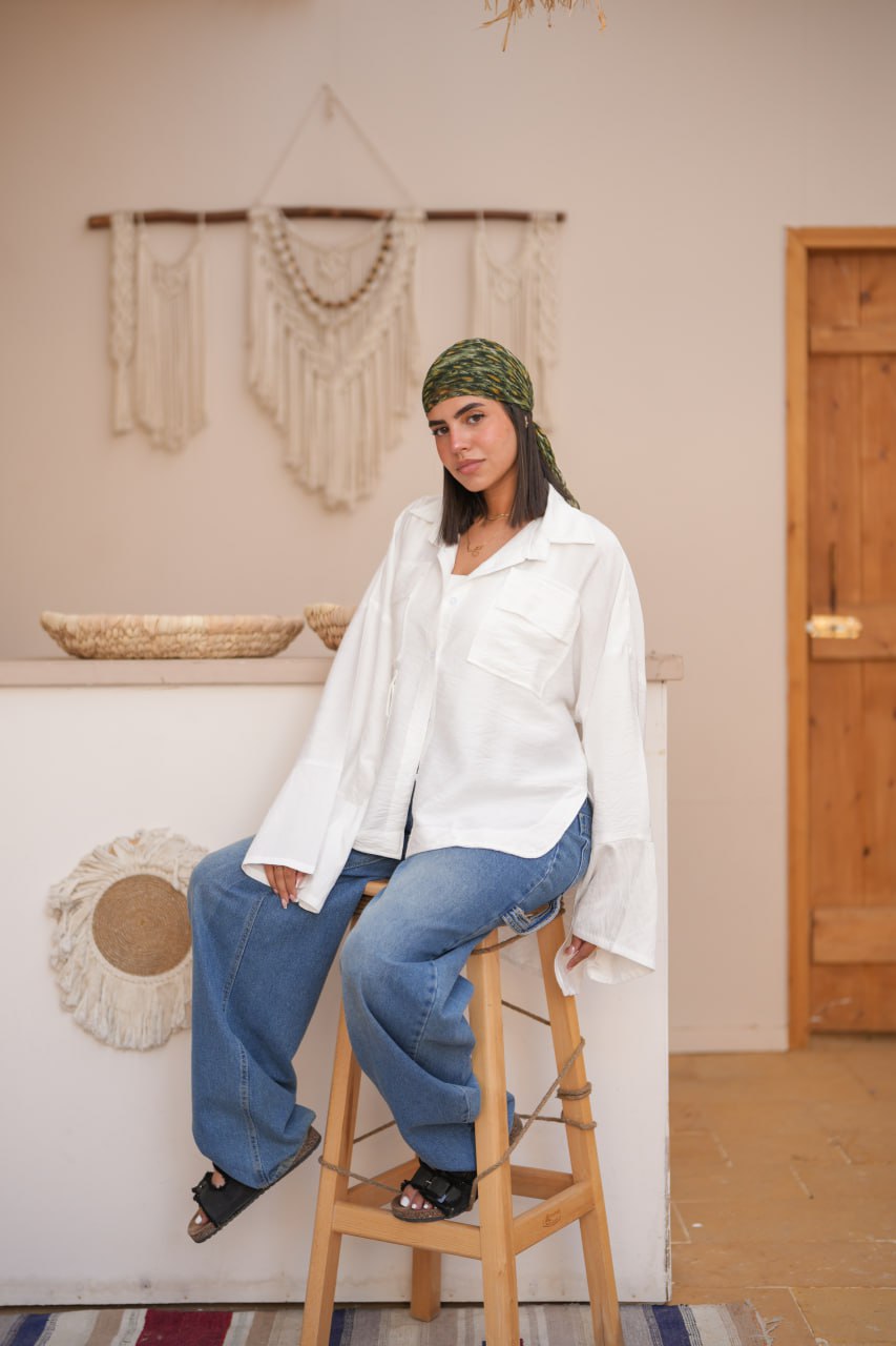 URBAN LOOSE SHIRT White