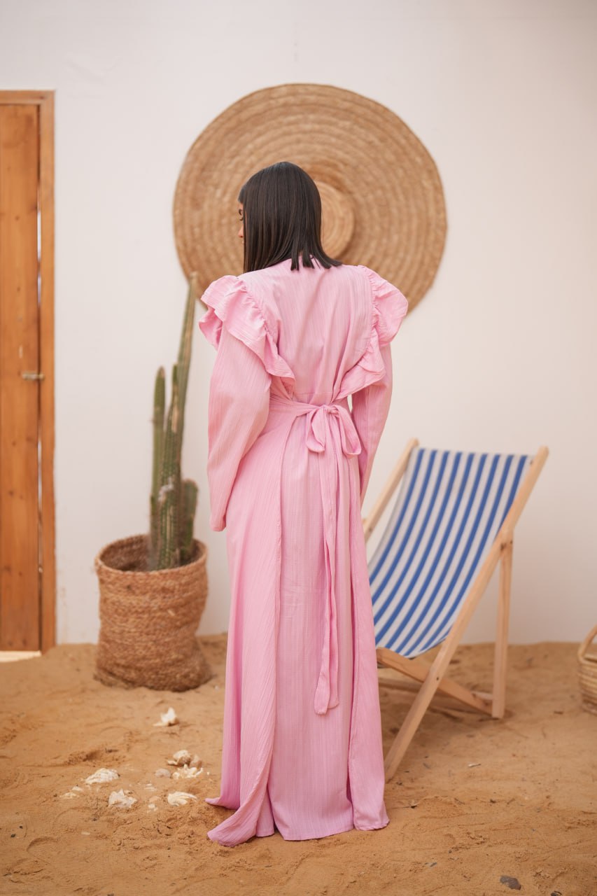 BRIGHT BLOOM DRESS PINK