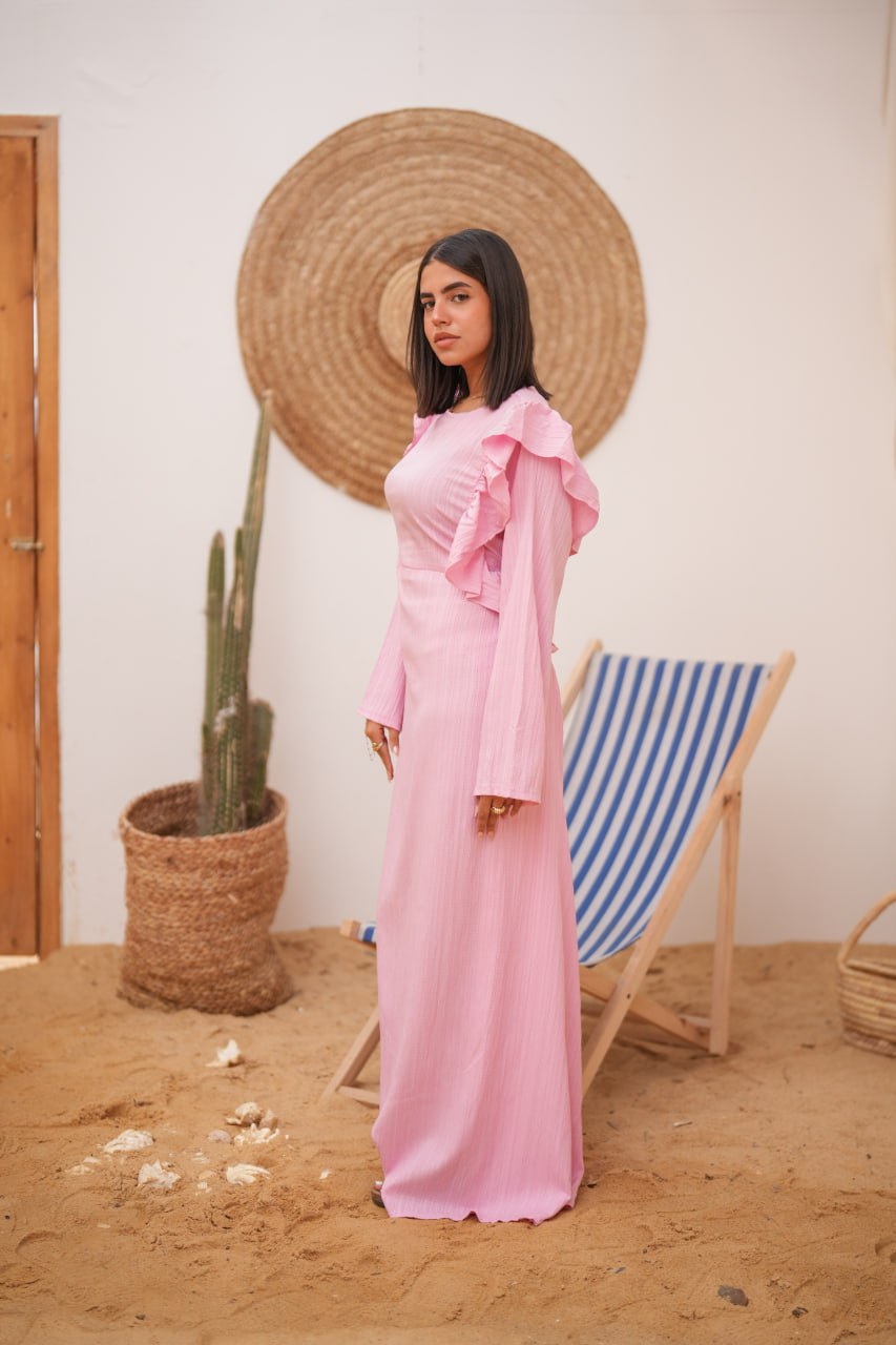 BRIGHT BLOOM DRESS PINK