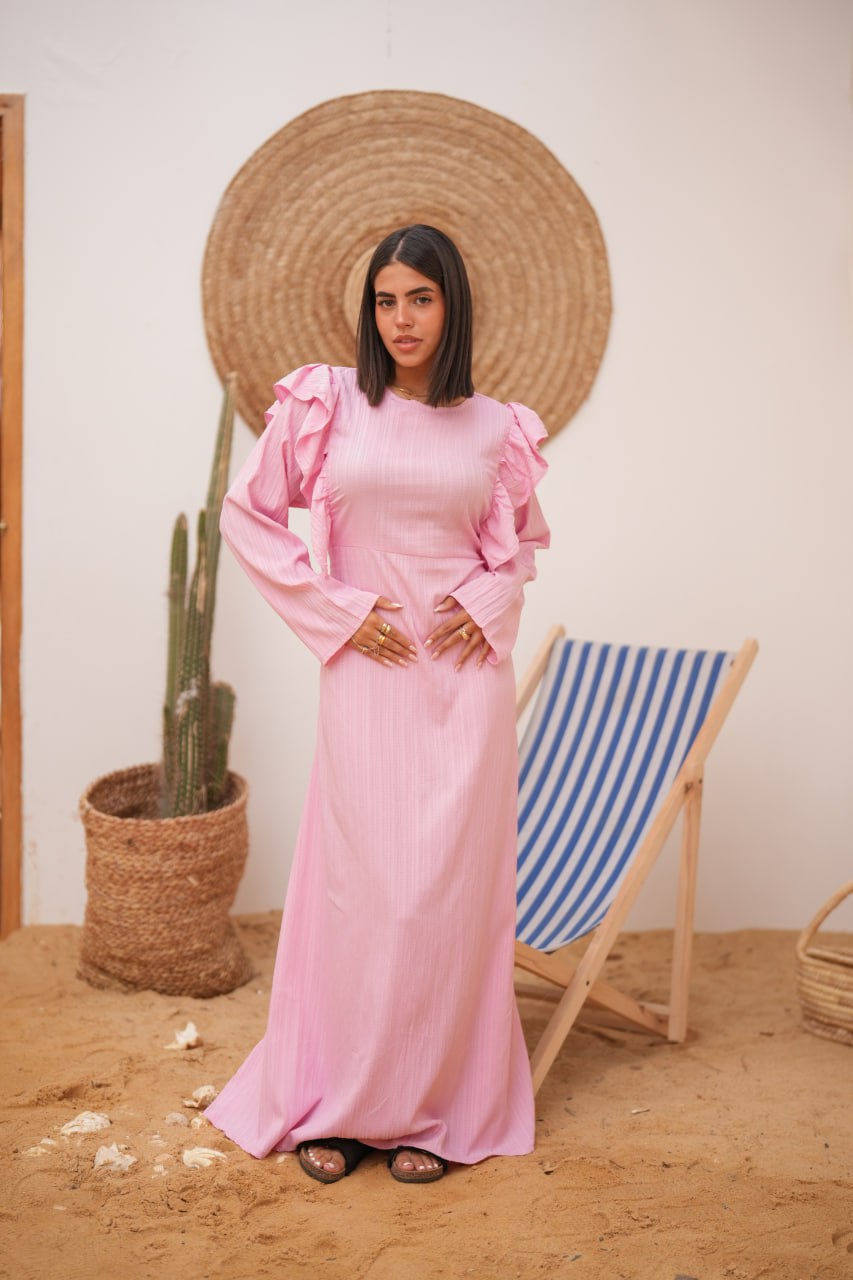 BRIGHT BLOOM DRESS PINK