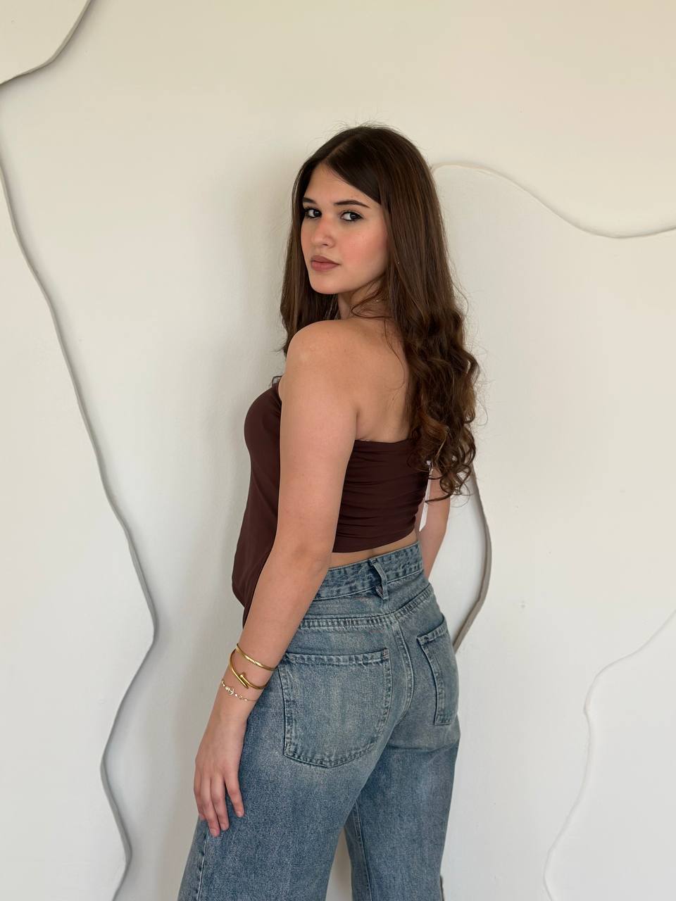 V LOW TOP BROWN