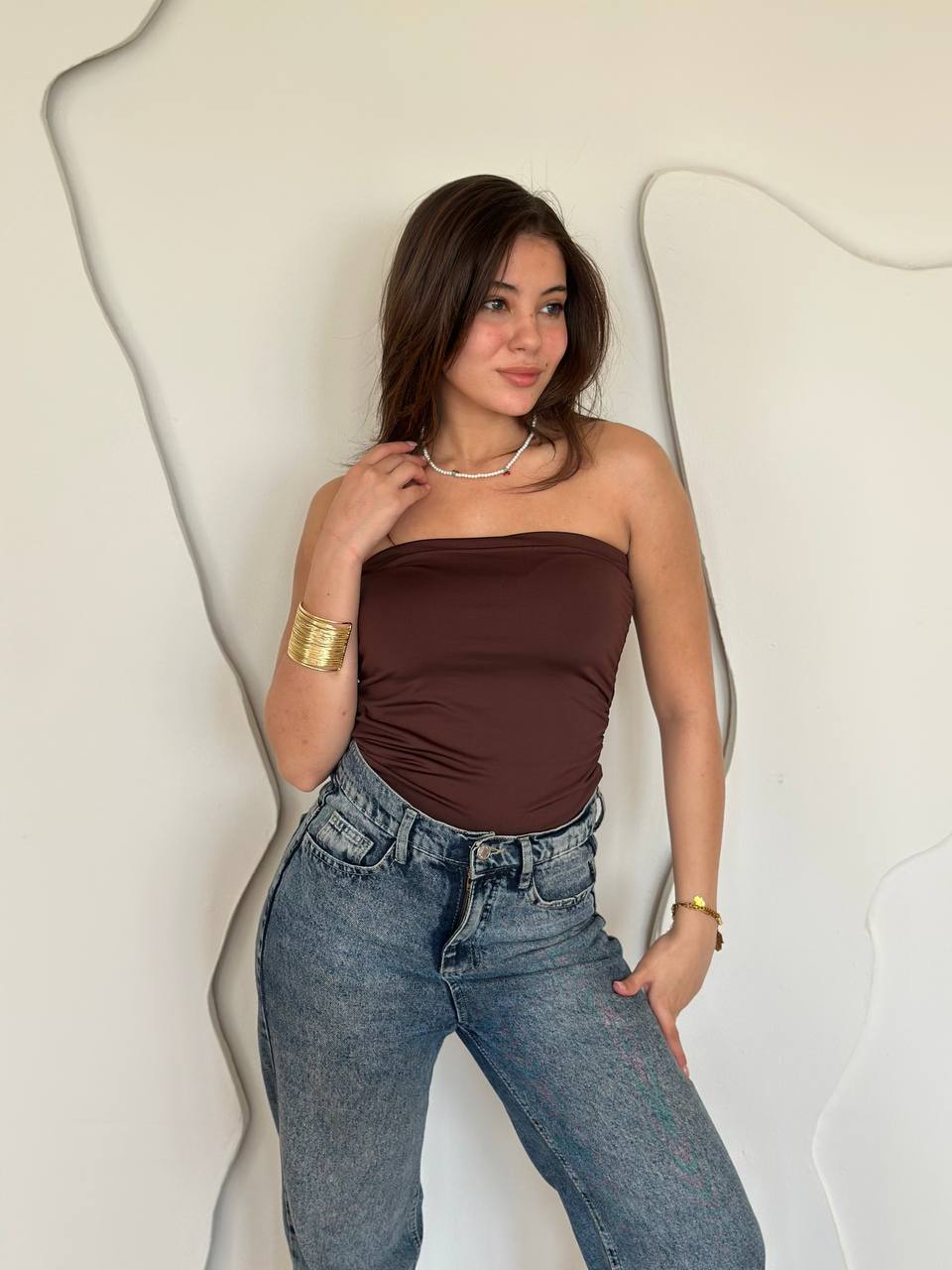 TUPE TOP BROWN