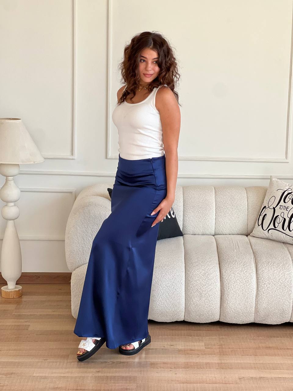 MAXI SKIRT NAVY