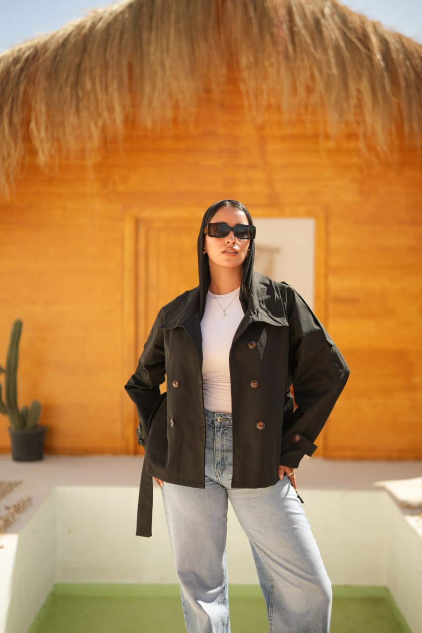 BELTED JACKET