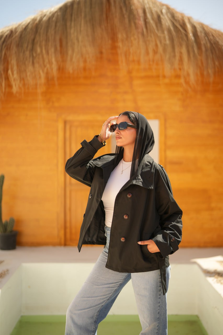 BELTED JACKET
