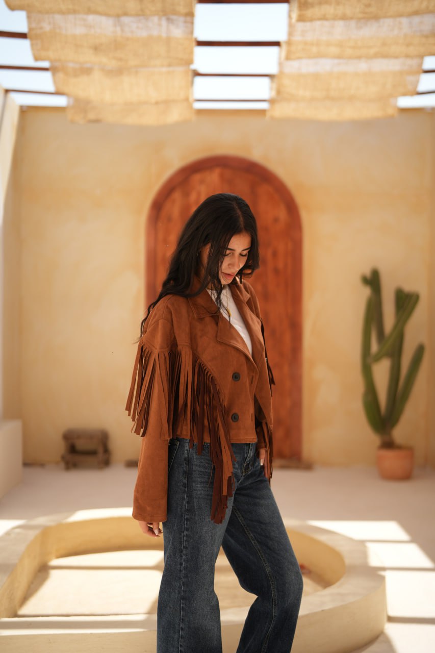 SUEDE FRINGE JACKET