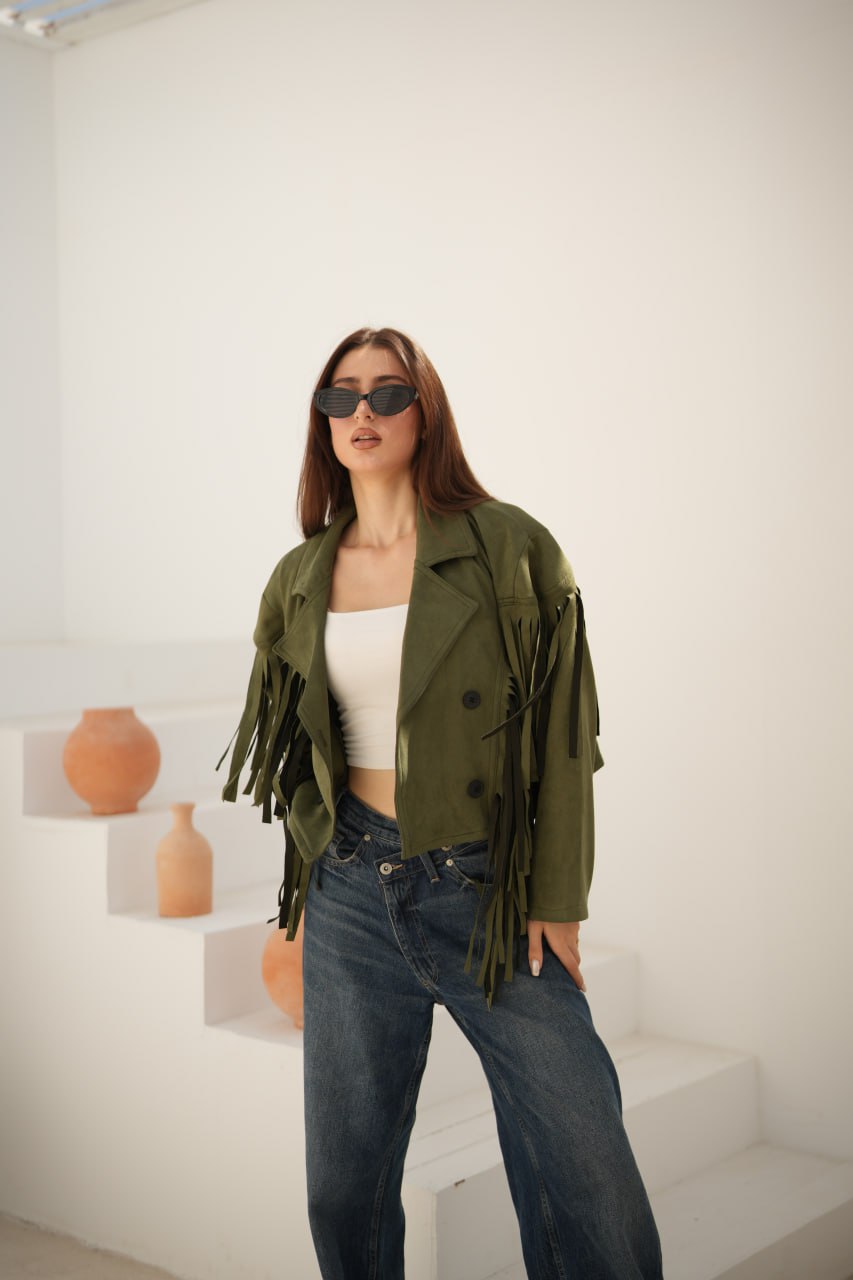 SUEDE FRINGE JACKET