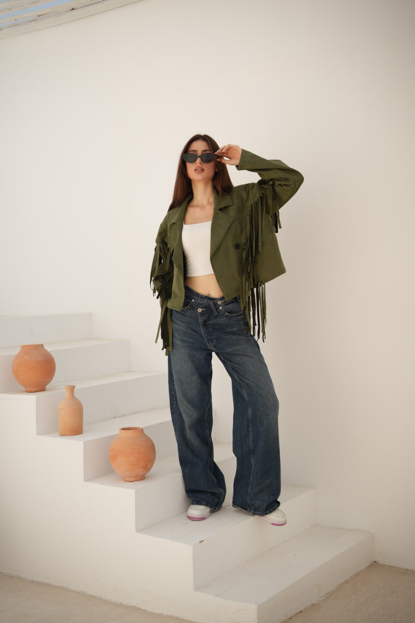 SUEDE FRINGE JACKET