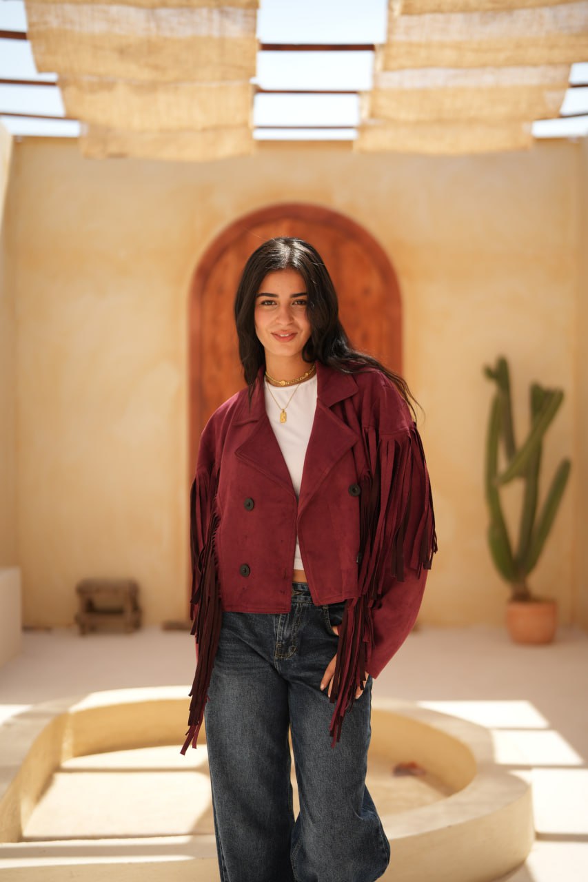 SUEDE FRINGE JACKET