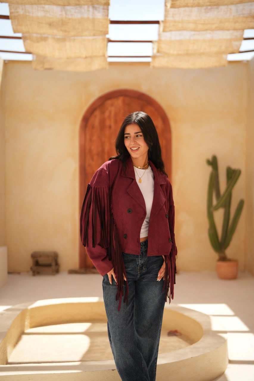 SUEDE FRINGE JACKET