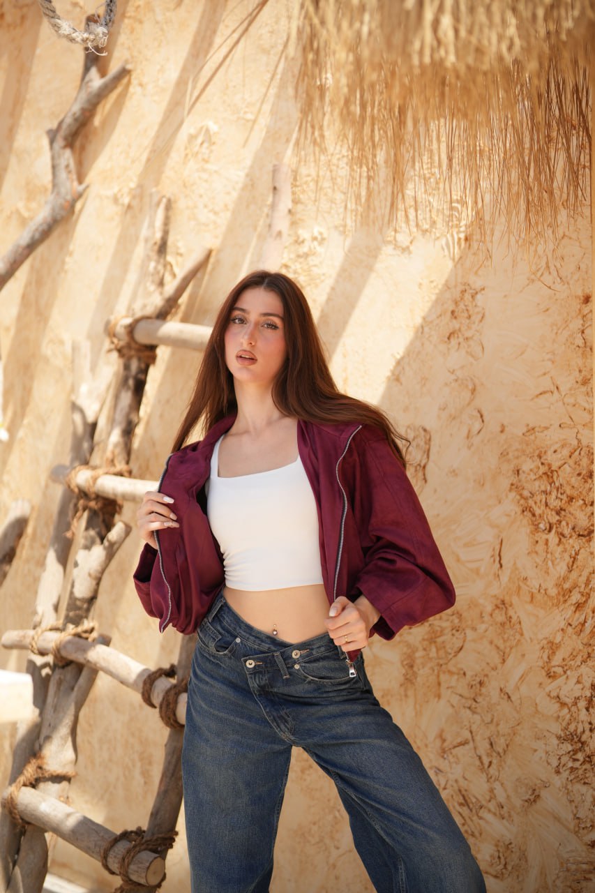 SUEDE SWEATER