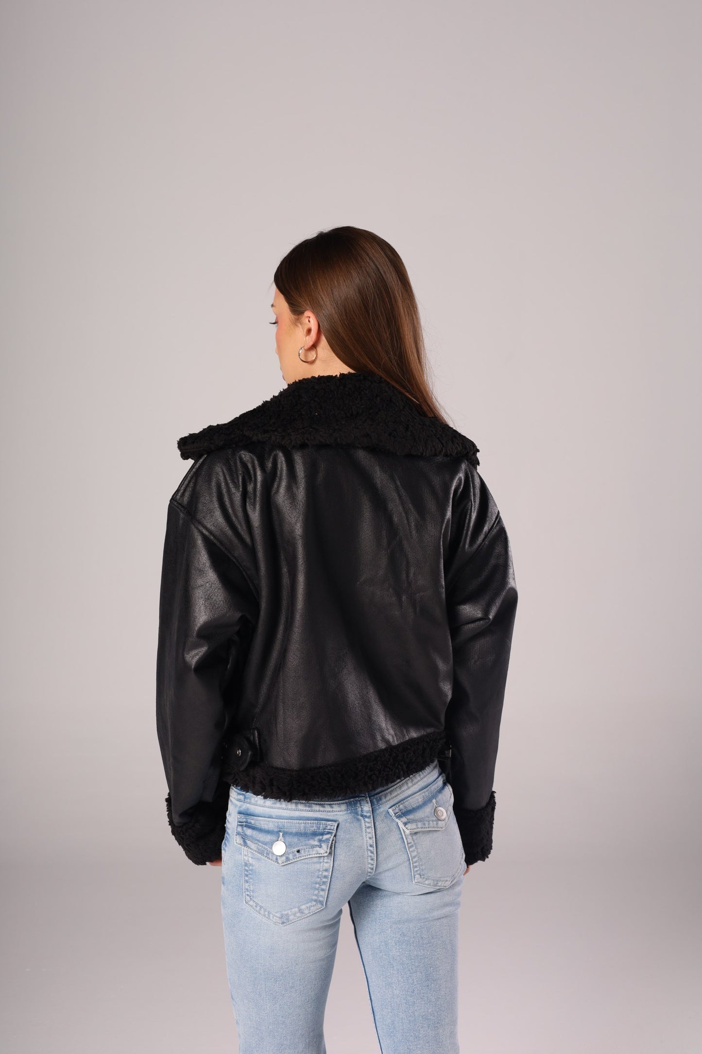 AVIATOR LEATHER JACKET