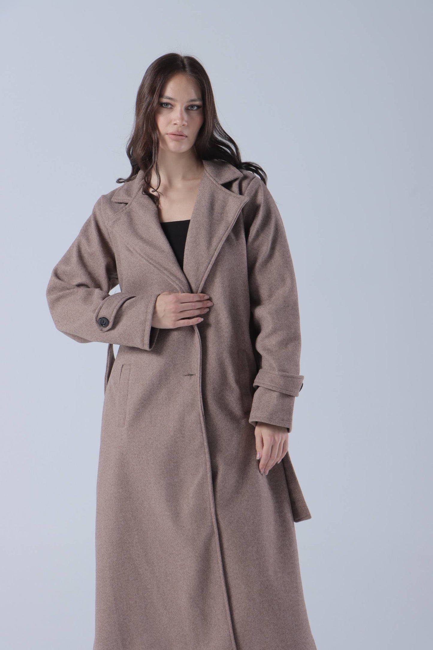 LONG WOOLEN COAT