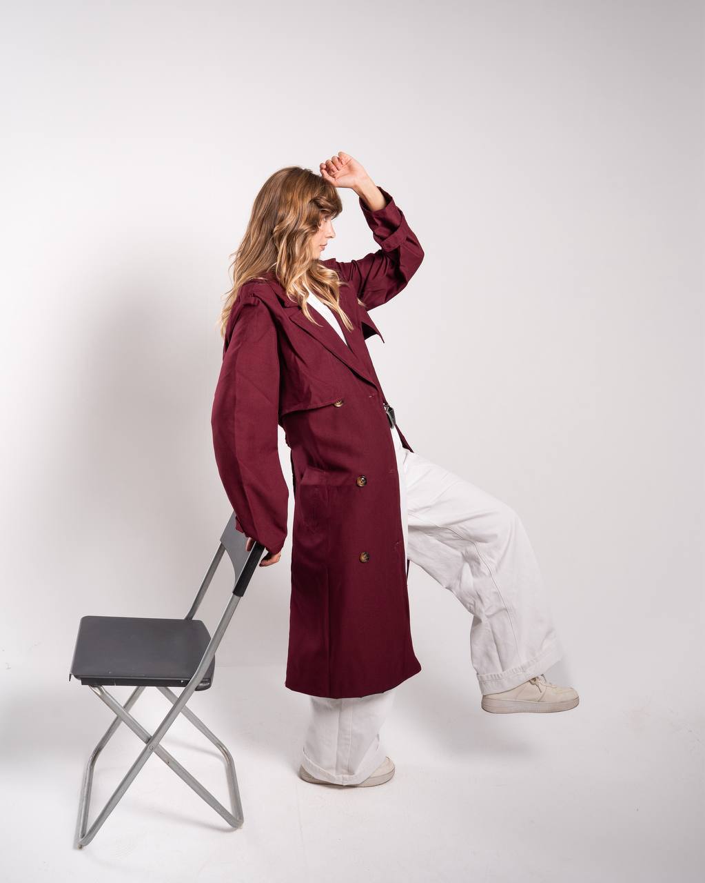 GABARDINE TRENCH COAT