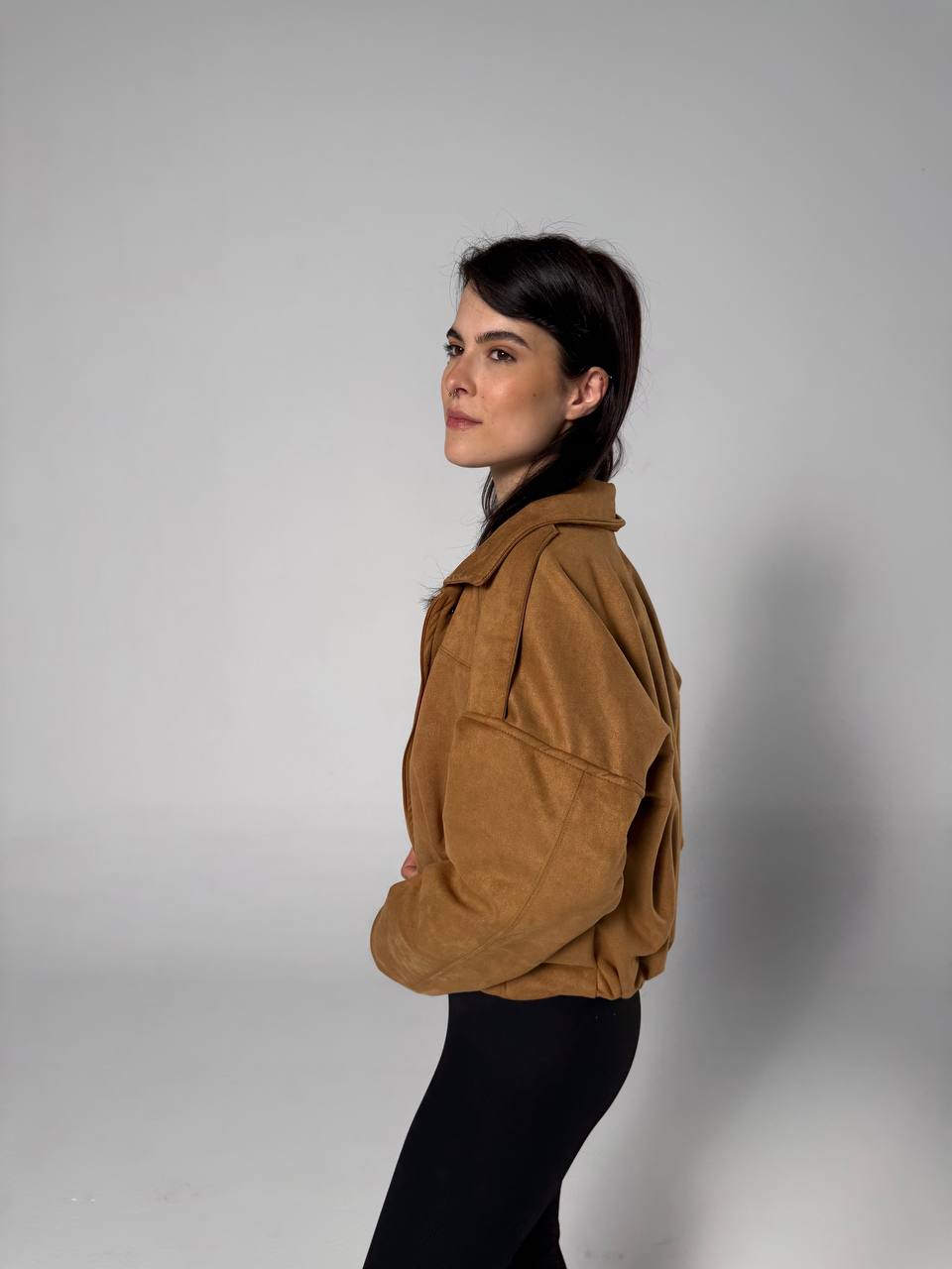 SUEDE BOMBER JACKET