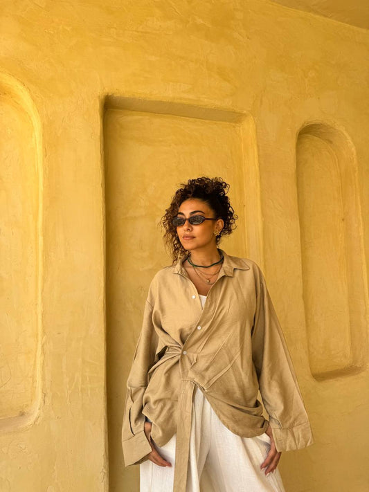 AISHA SHIRT Beige