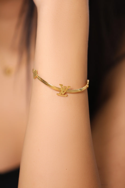 Golden Affection Cuff Bracelet