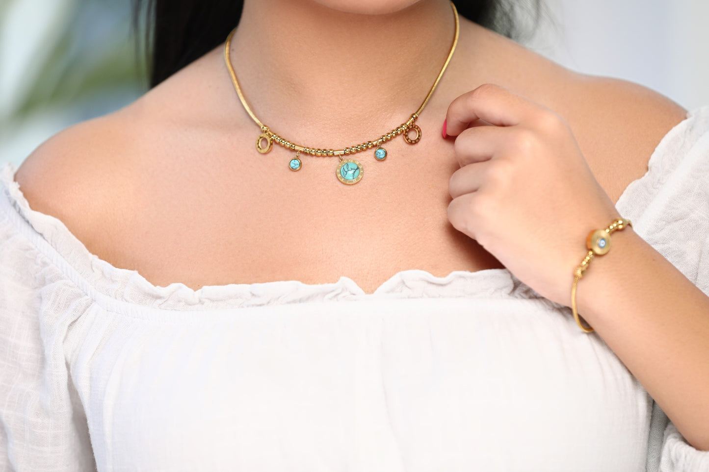 Golden Oasis Necklace