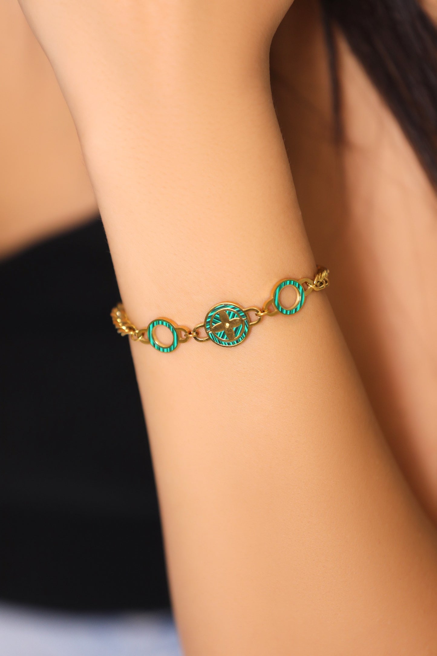 Emerald Elegance Bracelet