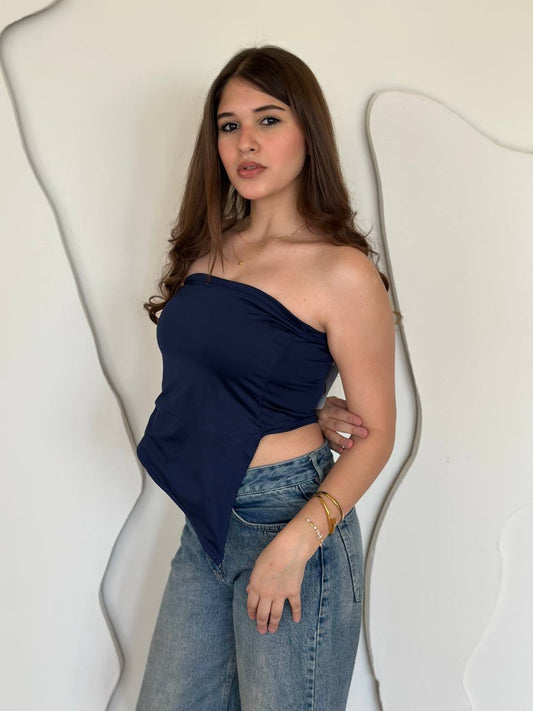 V LOW TOP NAVY
