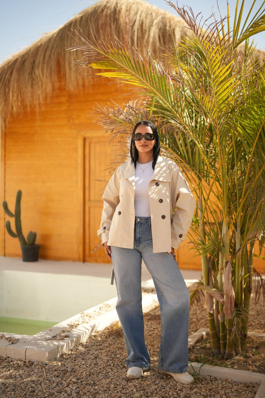 BELTED JACKET