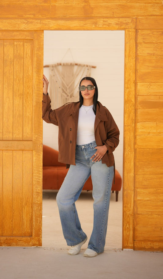 BELTED JACKET
