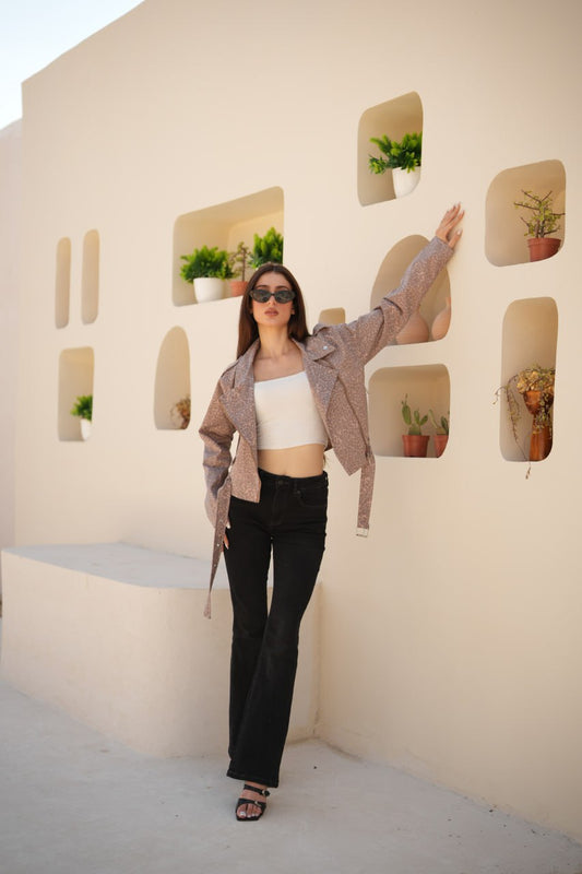 CROPPED TIGER JACKET