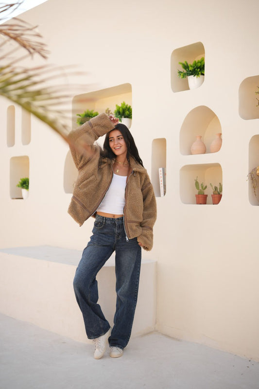 TEDDY AVIATOR JACKET-
