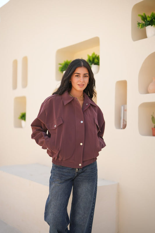 SUEDE BOMBER JACKET