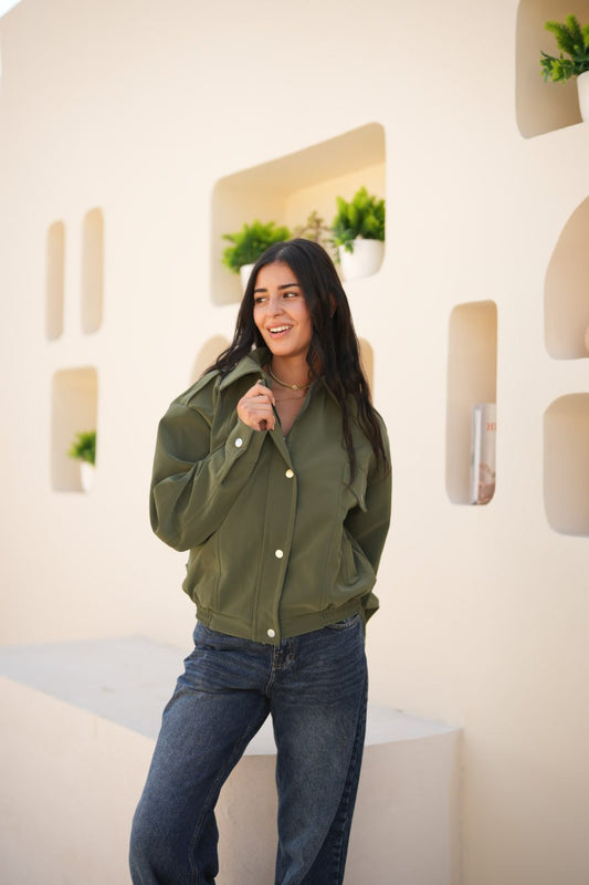 SUEDE BOMBER JACKET