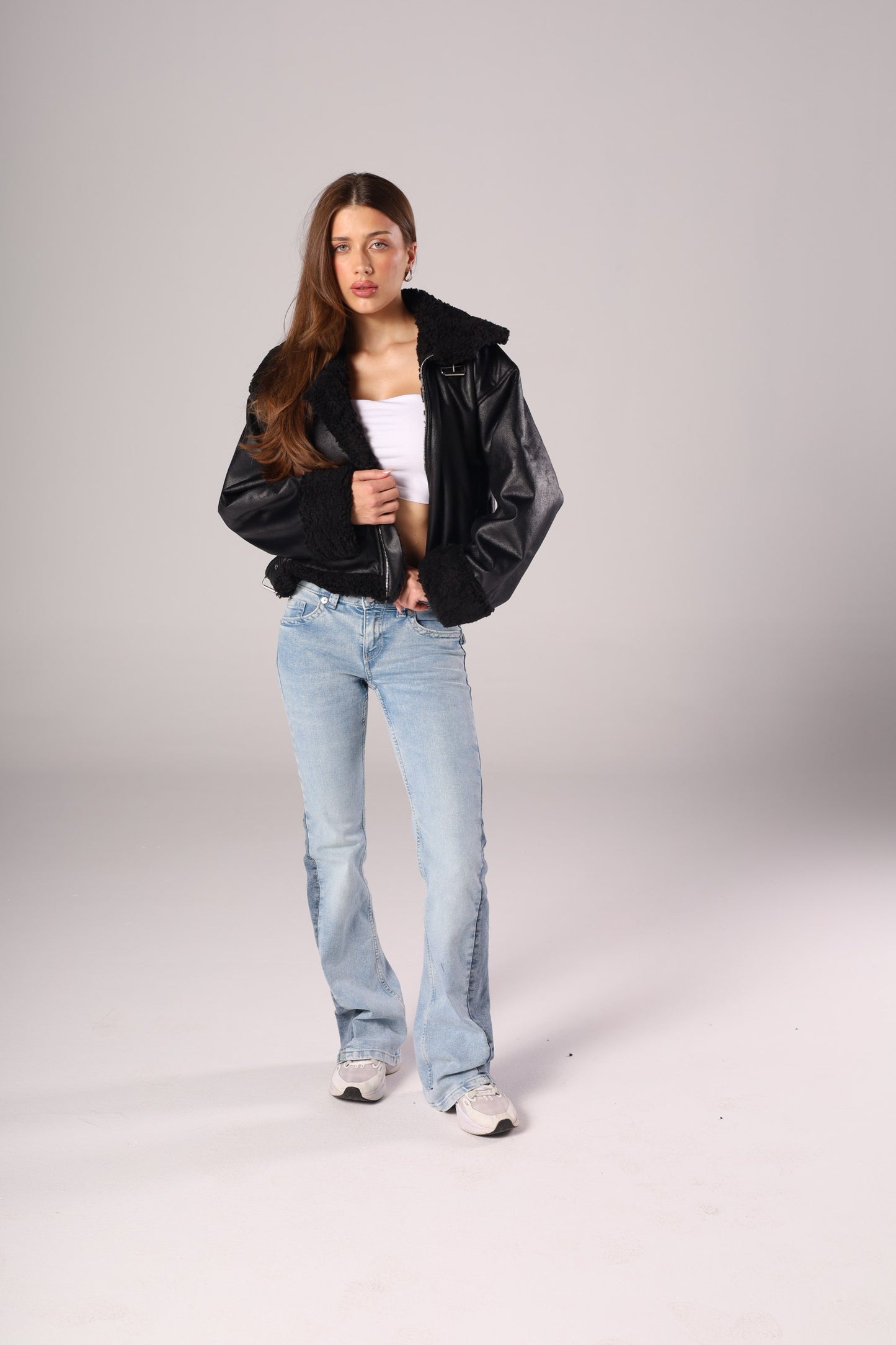 AVIATOR LEATHER JACKET