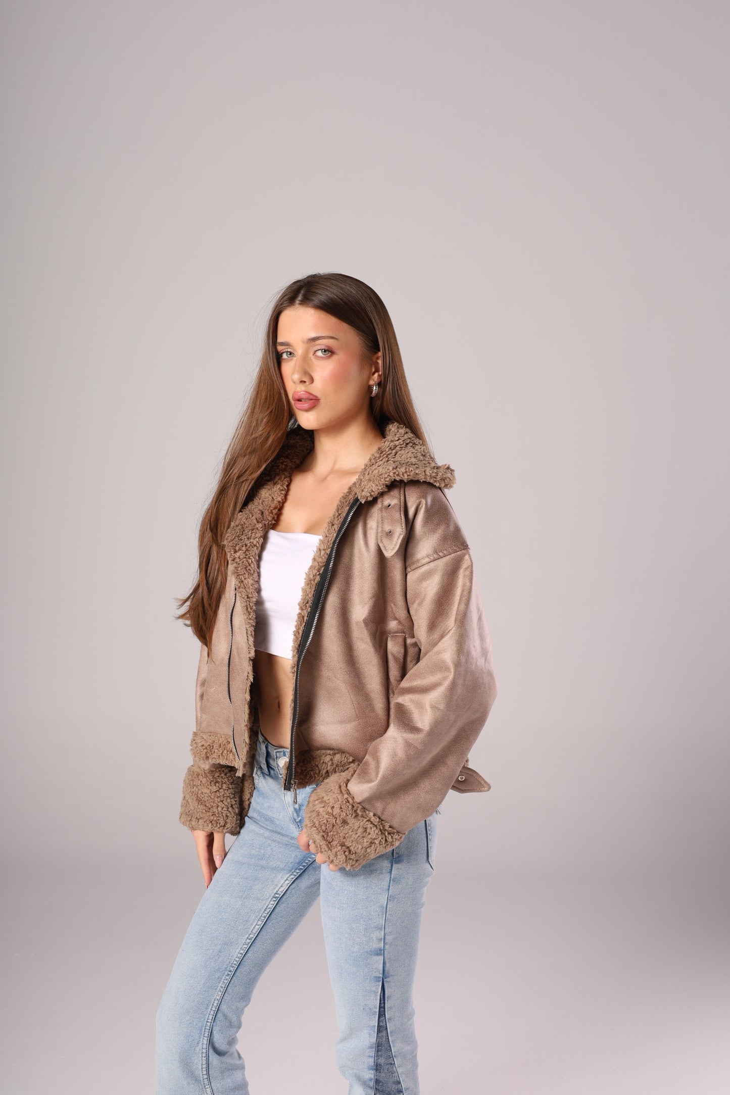AVIATOR LEATHER JACKET