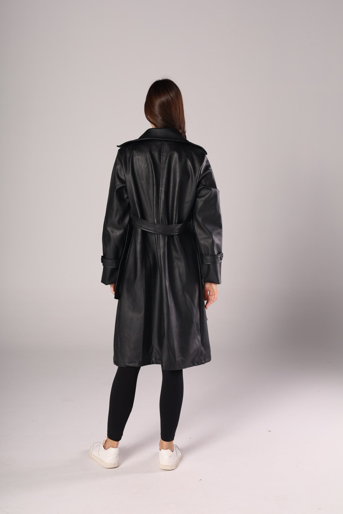 LEATHER LONG COAT