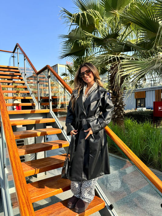 LEATHER COAT
