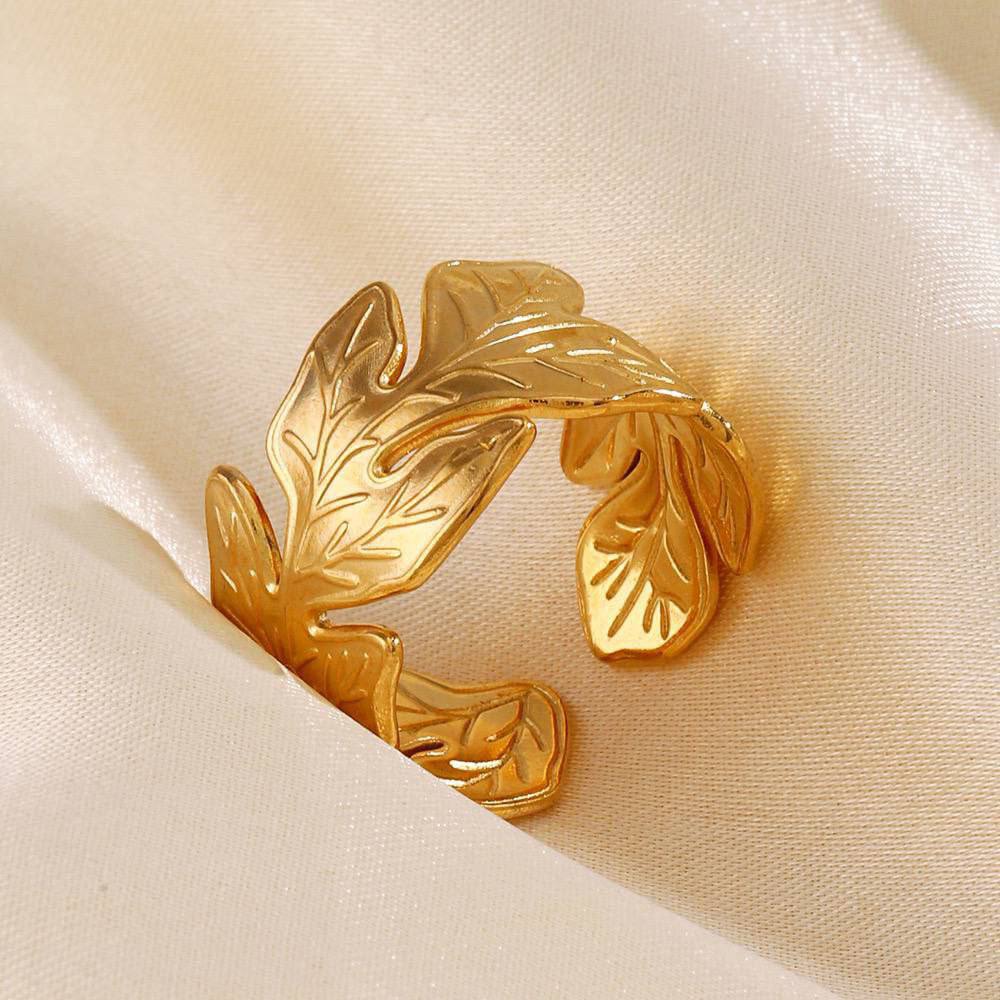 Leaf Cuff Ring