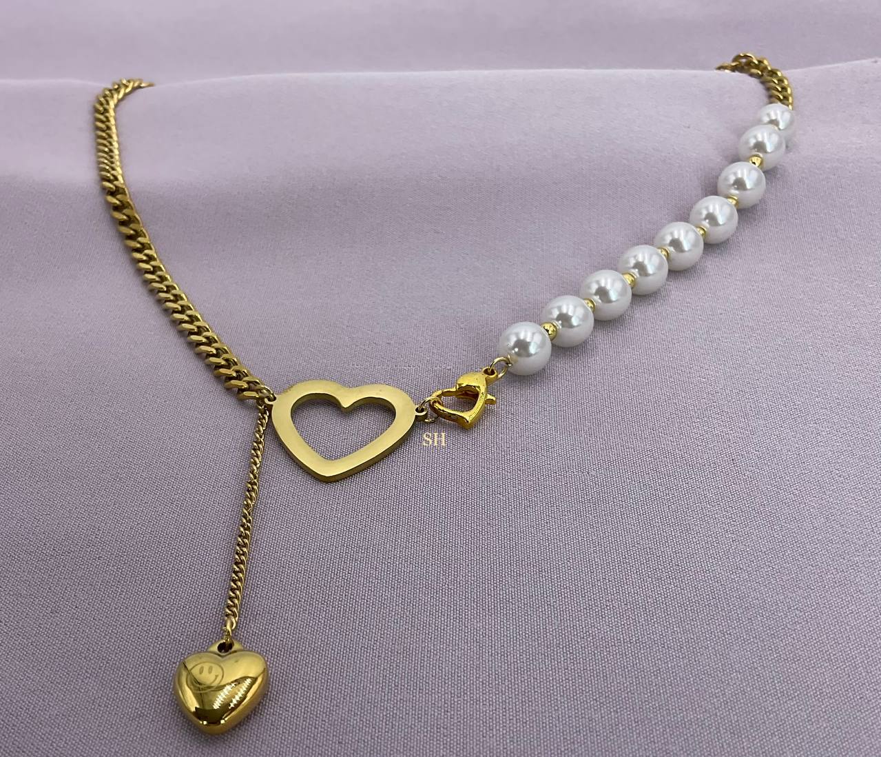 Pearl Heart Necklace