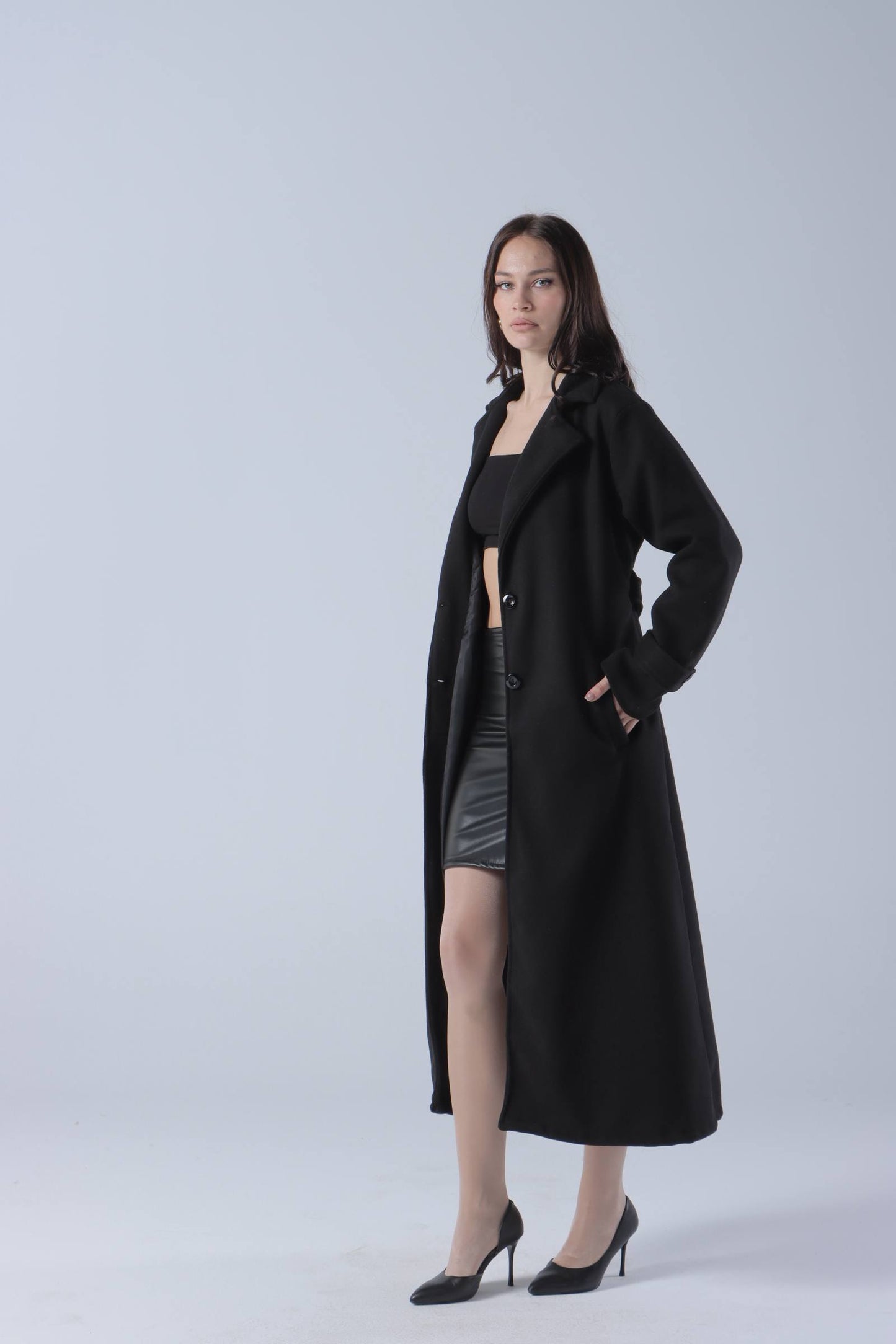 LONG WOOLEN COAT