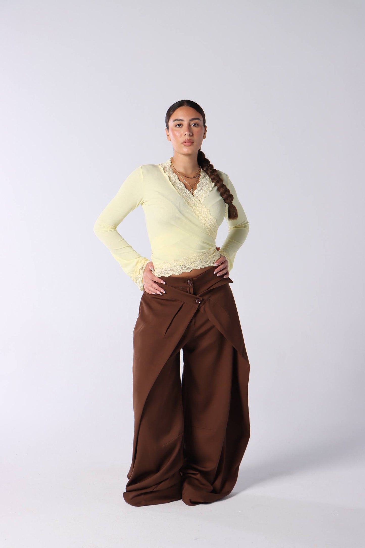DOUBLE WAIST PANTS