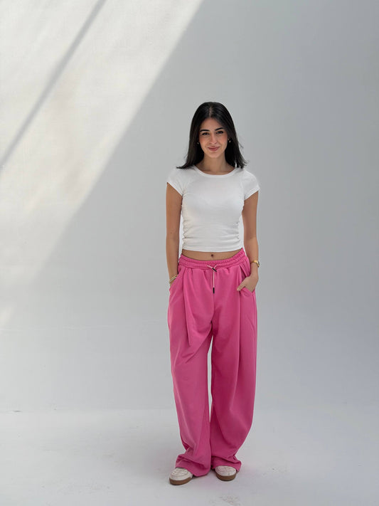 WIDE LEG SWEATPANTS