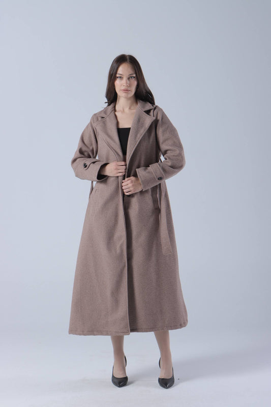 LONG WOOLEN COAT