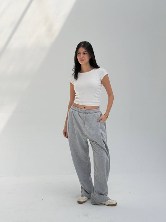 WIDE LEG SWEATPANTS