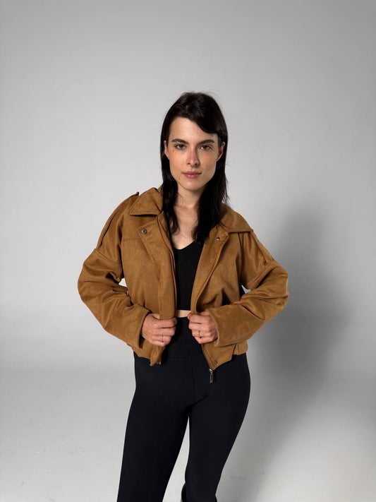 SUEDE BOMBER JACKET