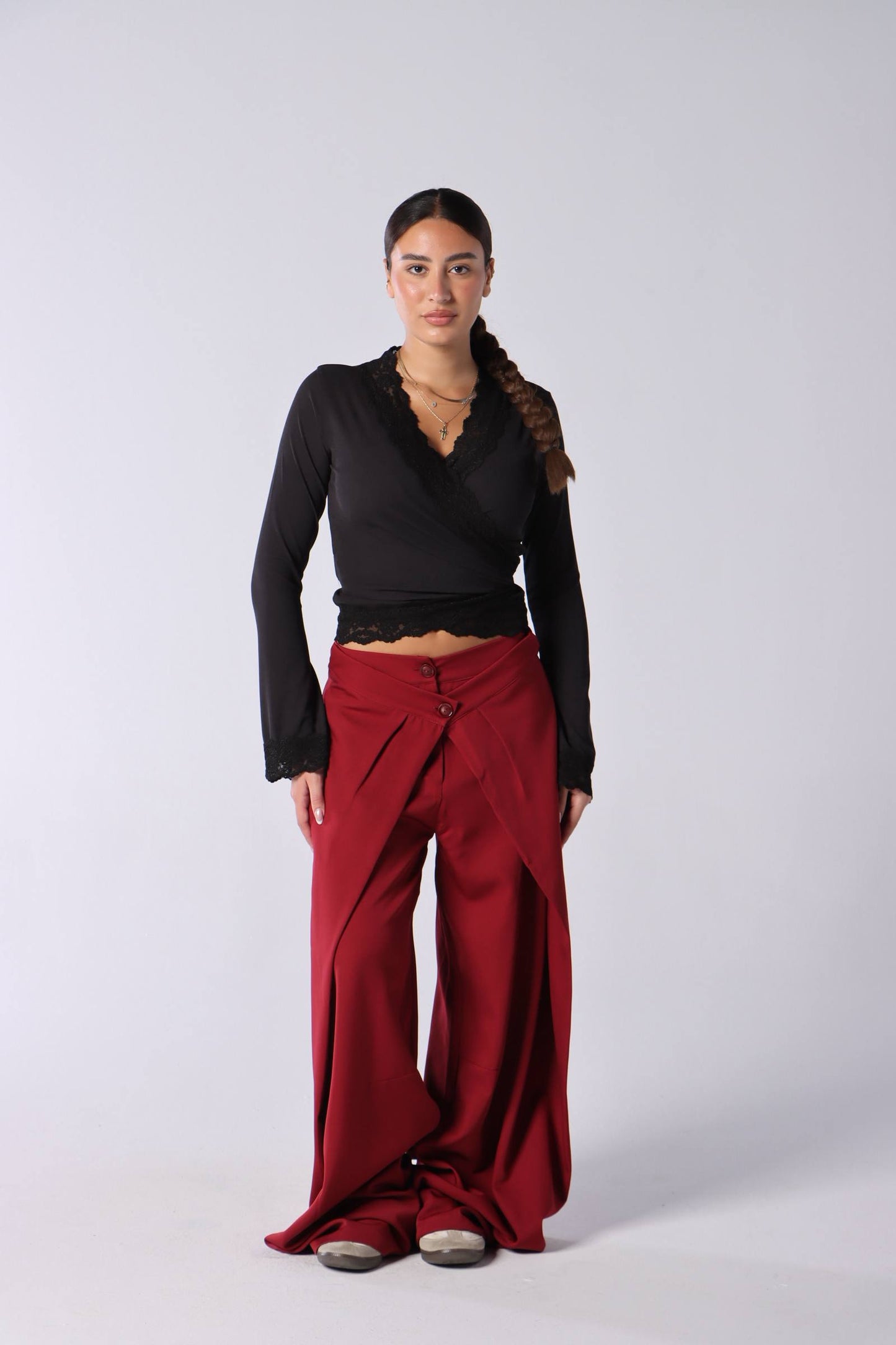 DOUBLE WAIST PANTS