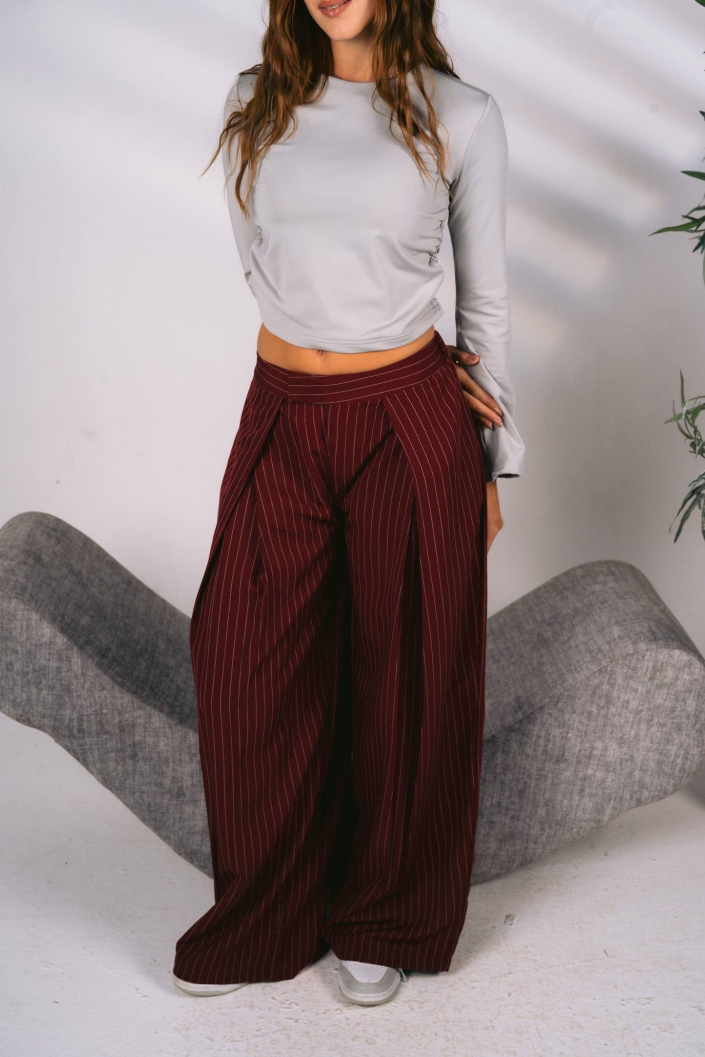 STRIPED PANTS 676